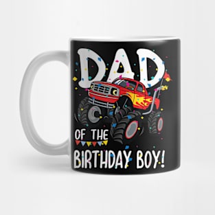 Monster Truck Party Dad Of Birthday Boy Mug